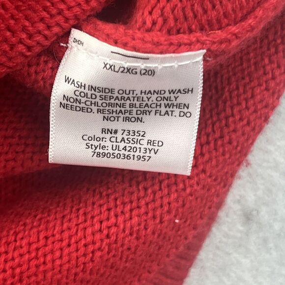 White Stag Snowmen Christmas Tree Sweater Vest Ugly Sweater Party Holiday XXL - Picture 9 of 13